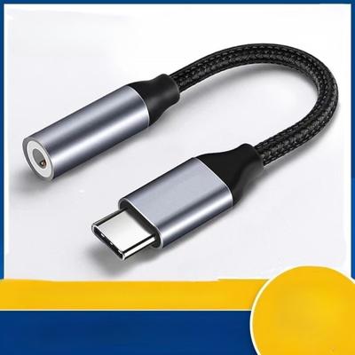 1 ks Adaptér sluchátek Type-c Konvertor audio kabelu 3,5 mm pro mobilní telefon Android Typec Digitální audio adaptér Kabel