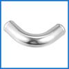 OD 2.5" 63mm Leg Length 4" 100mm Aluminum Alloy Tube Intercooler Pipe 90 Degree Bend Elbow Air Intake Tube Silver Tone for Car Auto Accessories