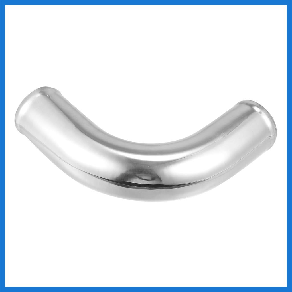 OD 2.5" 63mm Leg Length 4" 100mm Aluminum Alloy Tube Intercooler Pipe 90 Degree Bend Elbow Air Intake Tube Silver Tone for Car Auto Accessories