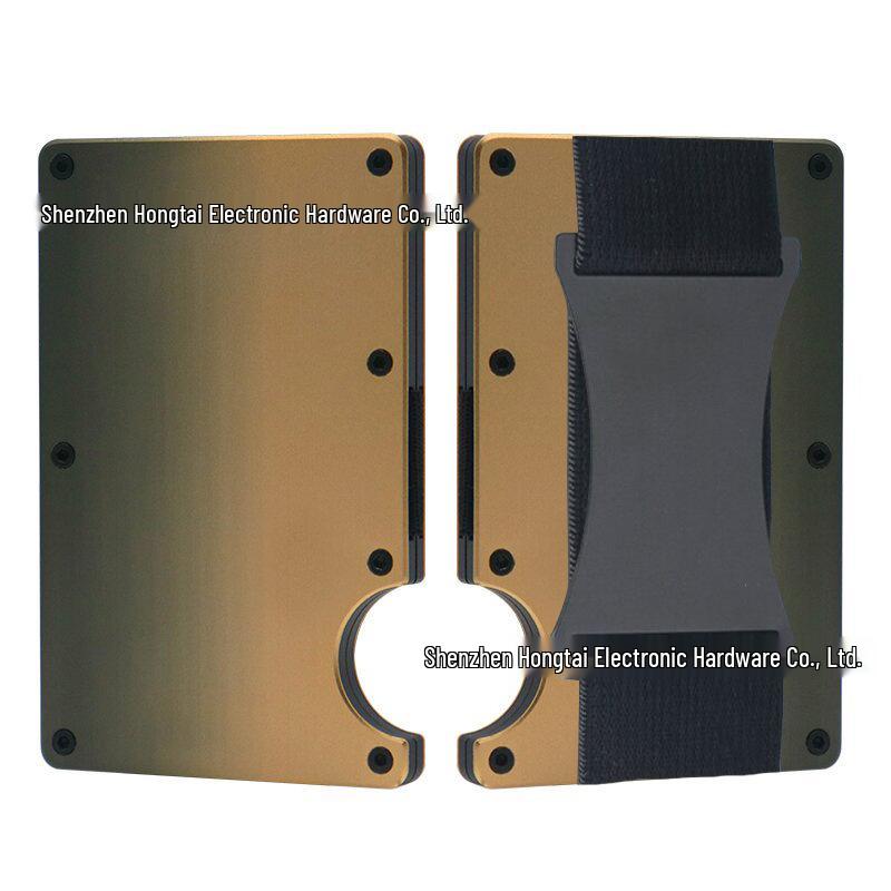 New RFID Blocking Carbon Fiber Wallet with Money Clip