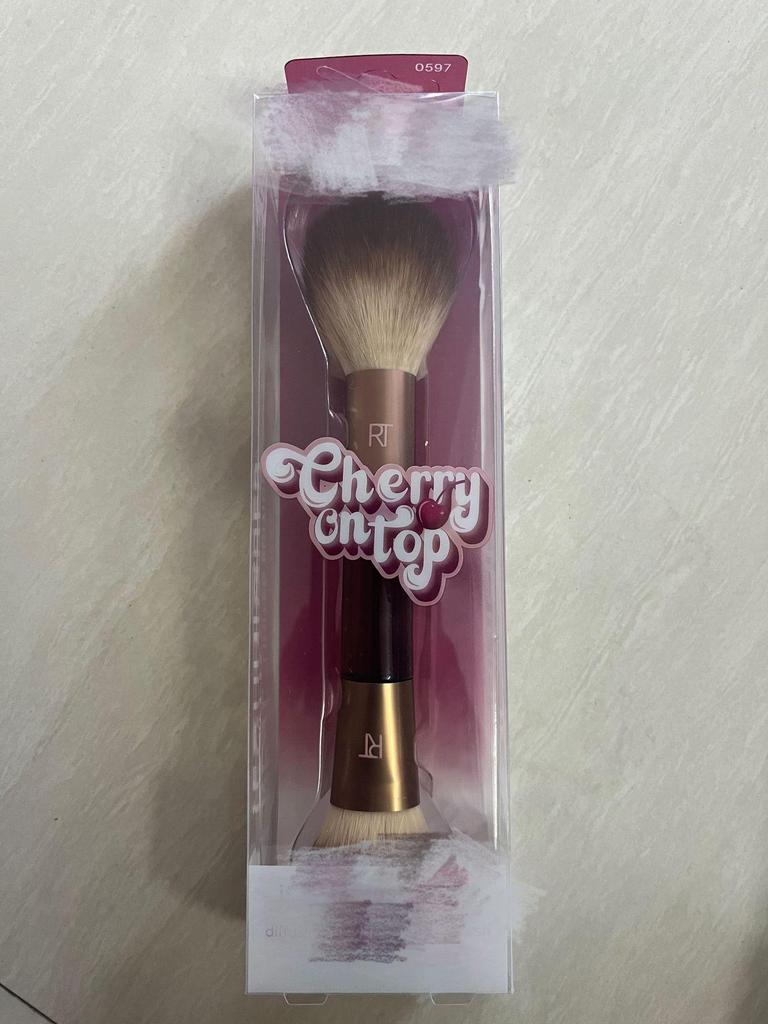 American RT 1407 Tragbares Make-up Pinselset: Rouge-, Foundation- & Highlighter-Pinsel