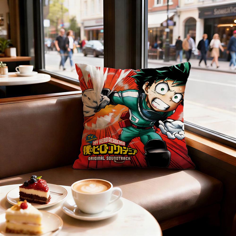 Popular My Hero Academia Cushion Cover Decorative Cushions Covers Cover Sofa 50X50 Pillow 4 Piece 45X45 40X40 Pillowcase