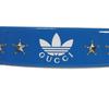 Used Adidas Crystal Star Hair Clip (9539) 702940 IAABI 8521 7992 Rhinestone Unused Trefoil Logo Resin Blue Women's from