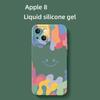 Kolorowa uśmiechnięta twarz odpowiednia dla Apple 15/14/13 minimalistyczne etui na iPhone 12pro odporne na upadki 7/8P