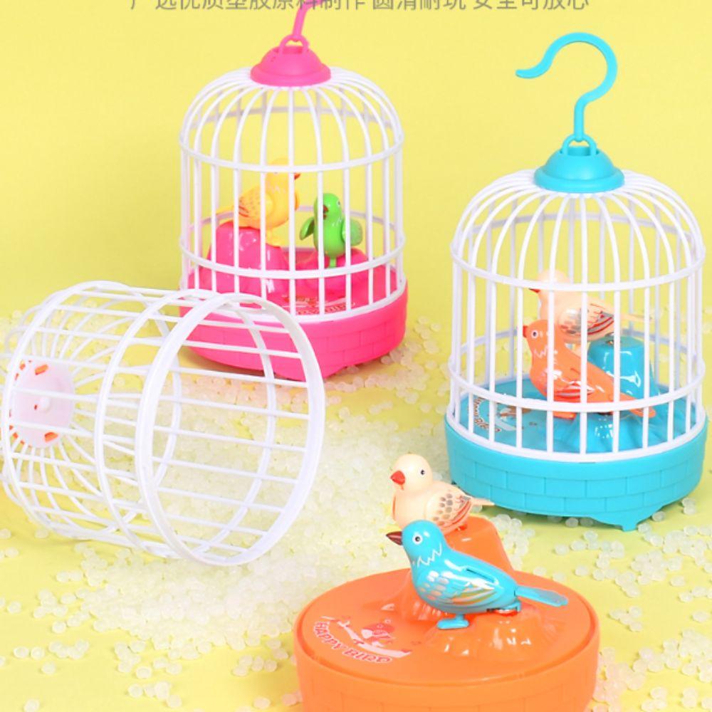 Realistic Voice Talking Electric Bird Parrot Cage Simulation Bird Cage  Kids Toy