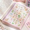 16Sheets Cute Kpop Decorative Sticker Book 1000+ DIY Material PET Scrapbooking Stickers Cartoon Washi Paper Journal