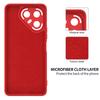 For TECNO Pova 7 Ultra 5G Liquid Silicone Case Phone Back Cover with Hand Strap