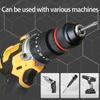 Heavy Duty Steel Magnetic Screwdriver Bit 43pc Kit Impacts Resistant Storage Case Secure Lock Design Connecting Rod