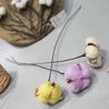 10Pcs Artificial Dried Flower Cotton Stems Floral Branch Stage Home Decoration