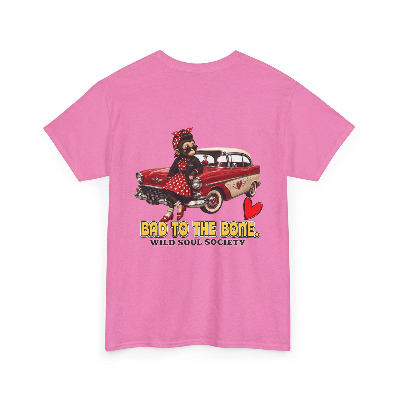 Rockabilly Gorilla Couple Shirt | Vintage 50s Retro Car Tee | Cute Rebel Monkey T-Shirt XL