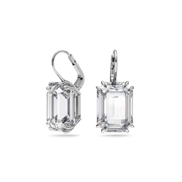 Swarovski Collier Plaqué Rhodium Millenia Mode Polyvalent Ensemble Exquis Coupe Mixte Collier Femme Argent 5656351