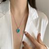 Lindon Necklace 12*12mm Heart Shaped Pendant Fashion Jewelry For Female Wedding Party