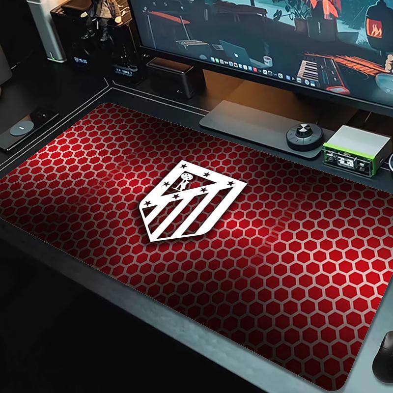 Atletico Madrid Muismat Grote Gaming Tafelkussen Antislip Laptop Tablet Grote Muismat XXL Mat Mini PC Speelmat Met Vergrendelrand_xia