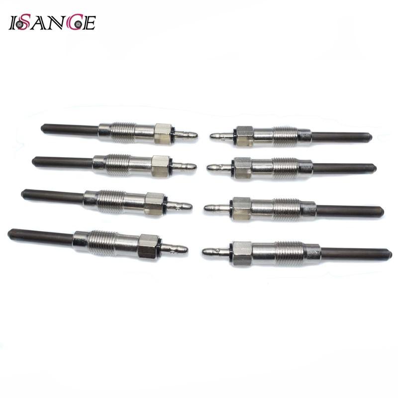 8 Pcs Glow Plug Plugs For HMMWV M998 M1097 M1114 6.2L 6.5L V8 Diesel Hummer 1992 1993 1994 1995 1996 1997 1998 1999 2000 2001