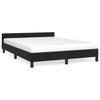 Vidaxl Struttura Letto Senza Materasso, Nera, 140X200 Cm, Velluto