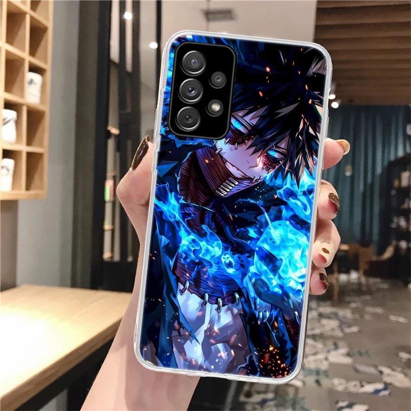 Dabi MHA My Hero A-Academy Soft Phone Case For Samsung Galaxy A52 A42 A32 A12 A22 A51 A50S A30S A20S A10S A71 A41 A31 A21S A40 A