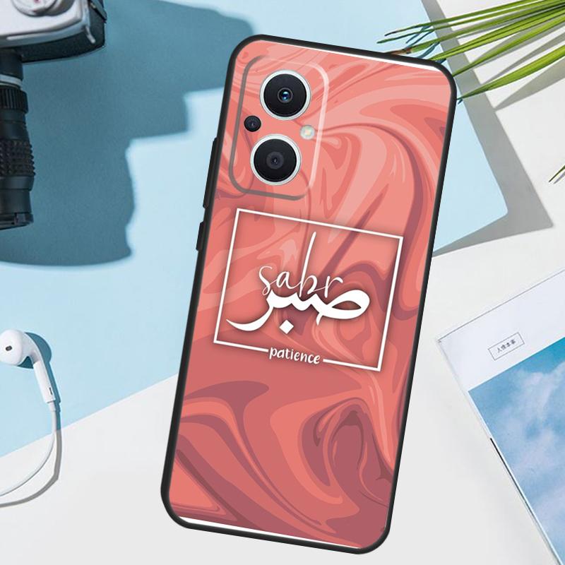 Sabr Patience Cover For OPPO Reno 14F 13F 12F 11F 8T 7 8 Lite 10 11 12 13 14 OPPO Find X9 X8 X5 X6 Pro Case