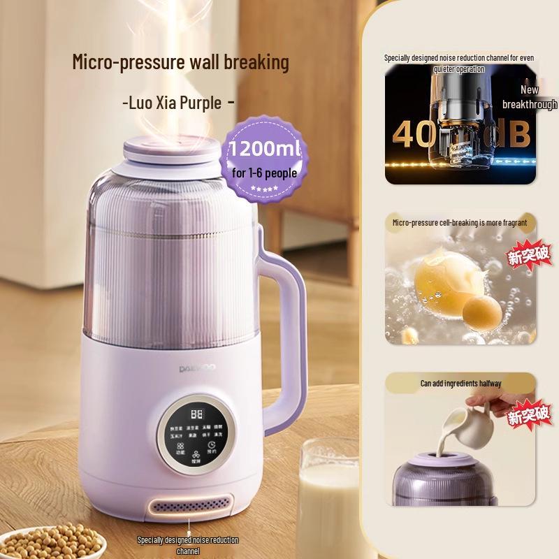 Daewoo SM07 Fully Automatic Soy Milk Maker & Quiet Juicer