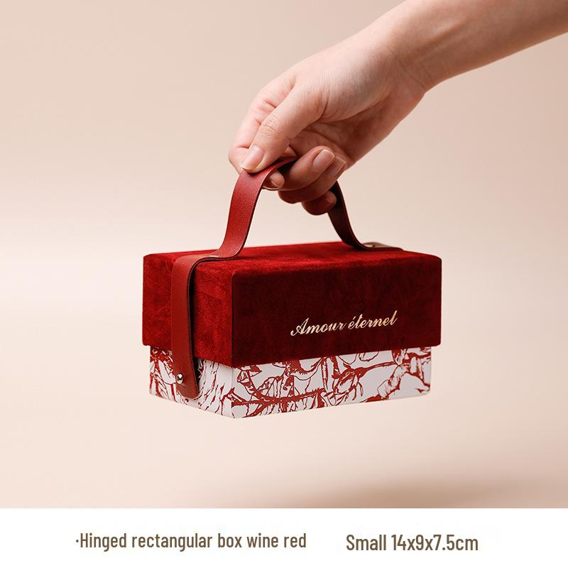 Samt Handtasche Geschenkbox für Geburtstag, Hochzeit oder Brautjungfern Geschenke