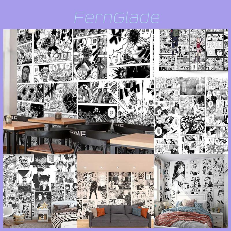 Japanese Popular Anime Self-adhesive Wall Stickers Wallpaper For Vibrant Room Decoration