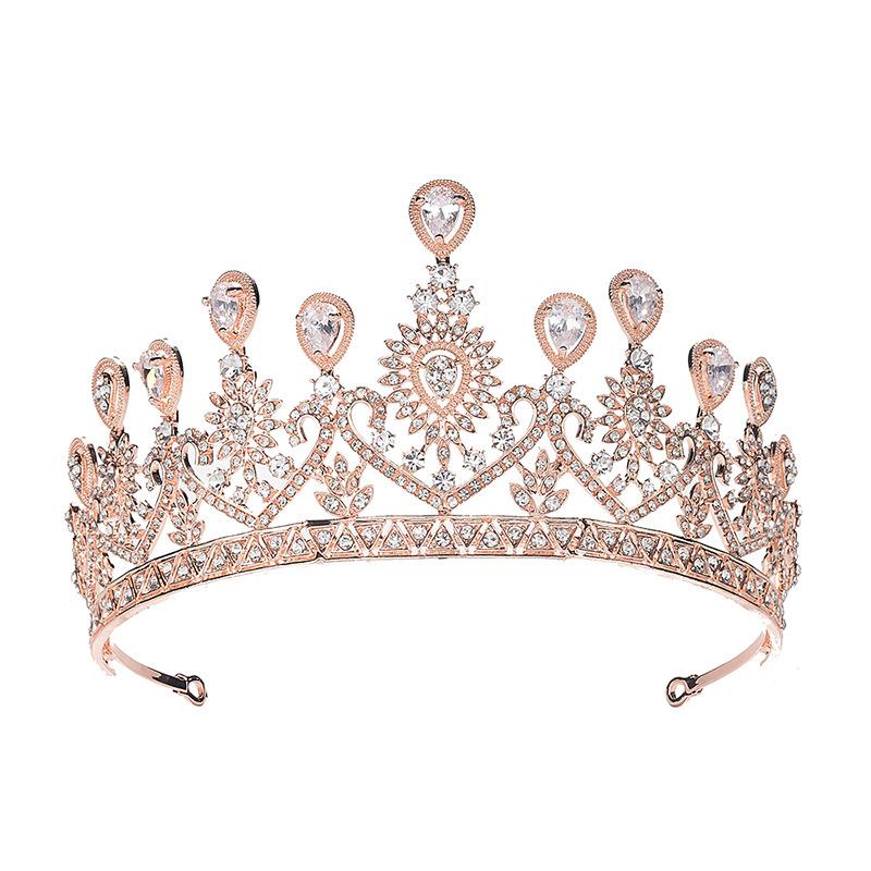 Waldstil Feenprinzessin Krone Braut Hochzeit Hochzeitskleid Abendessen Fotostudio Reise Shooting Stil Krone Mädchen