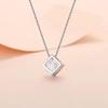 45-60cm Fine Copper Crystal Charms Chain Necklace 18-24 Inches For Women Wedding Lady Charm Jewelry Luxury
