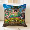 C-Crayon S-Shin-chan Pillow Cushion Cover Pillowcase Living Room Sofa Home Decor Customized