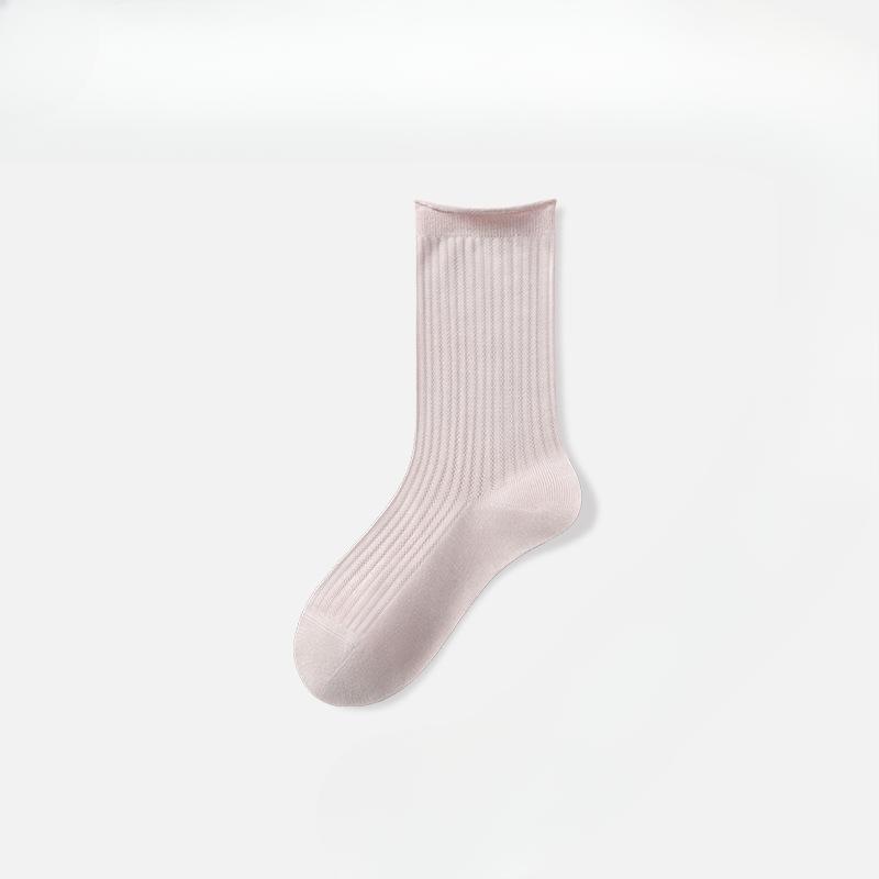 Women's Summer Thin Mesh Breathable Deodorant Cool Feeling Everything In The Tube Stack Socks