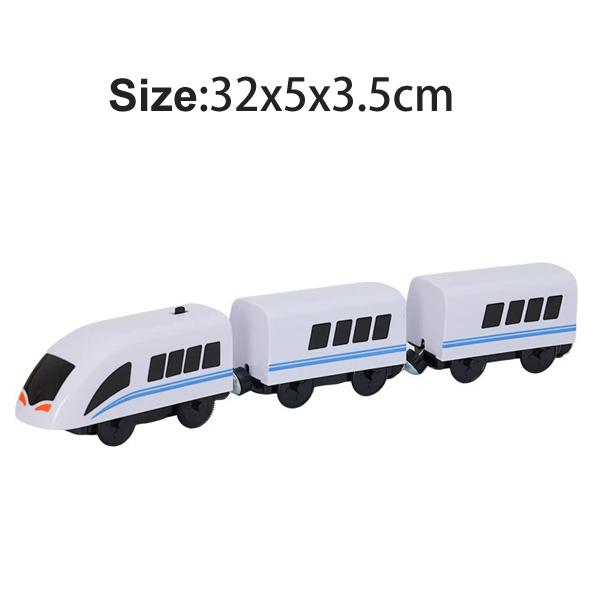 Magnetic Train Toys Wooden Railway Tracks Accessories Locomotive Diecast Slot Fit for All Wood Brand Wooden Tracks Toys For Kids