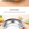 304 Stainless Steel 8-Inch Round Cake Mold for Baking Nian Gao and Fa Gao. Includes 6 and 4 Inch Molds.