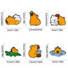 Zinc Zinc Alloy Animal Badge Cute Cartoon Pin Cool Capybara Brooch  Class Reward