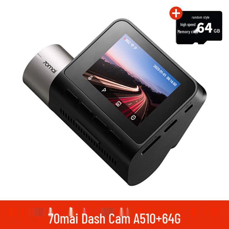 70mai A510 2024 Dash Cam with 24-Hour Parking Monitoring.