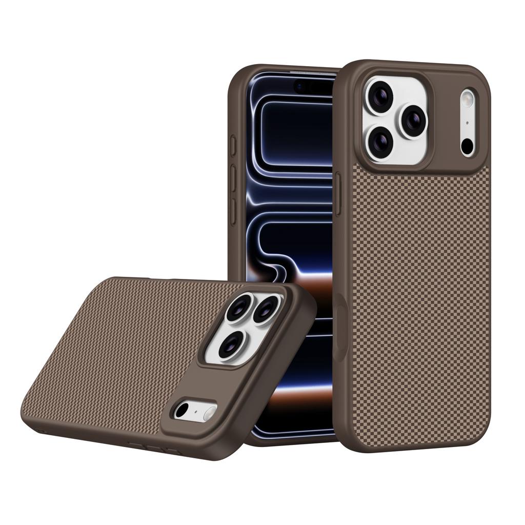 Applicable To iPhone18ProMax Polar Carbon Magnetic Bracket Mobile Phone Case Apple 17Pro Magnetic 16 Protective Case