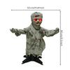 Fright Prop Animated Half-Body Mummy Ground Decoration for Porch
