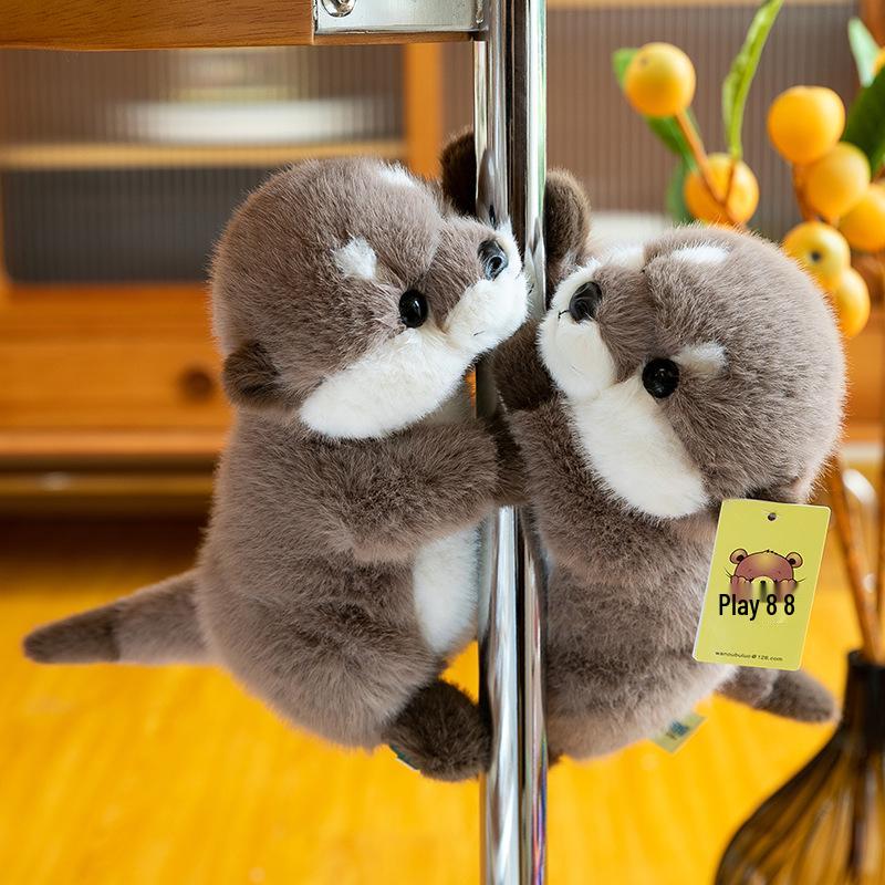Adorable Otter Plush Toy Pendant – Cute Marmot Figurine Ornament Gift