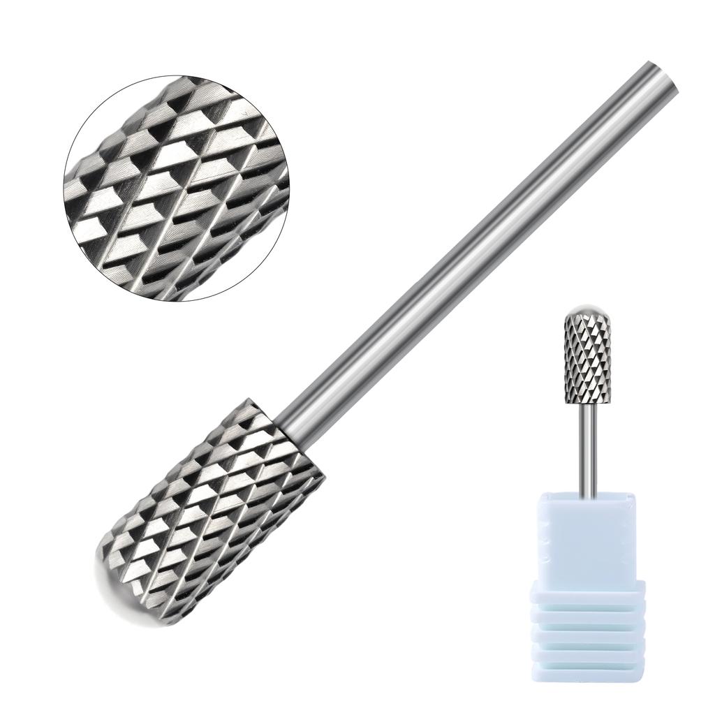 1pcs Sliver Nail Drill Bits Milling Cutter Carbide Nail Tools For Electric Nail Drill Manicure Machine Pedicure Nail Files Acces