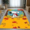 Cute Snoopy Dog Cartoon Living Room Non-Slip Area Rug Soft Carpet for Bedroom Kids Playroom Sofa,Home Decor Doormat Gift