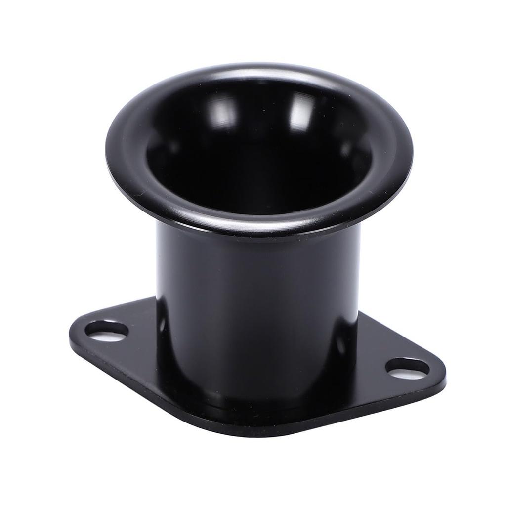 Kanoan Aluminum Curled Air 44 X 72 Set of 2 or Universal Aftermarket Carburetor Replacement for Toyota of 4 Funnels, Mm, 4, AE86, Etc. (Set (Black))