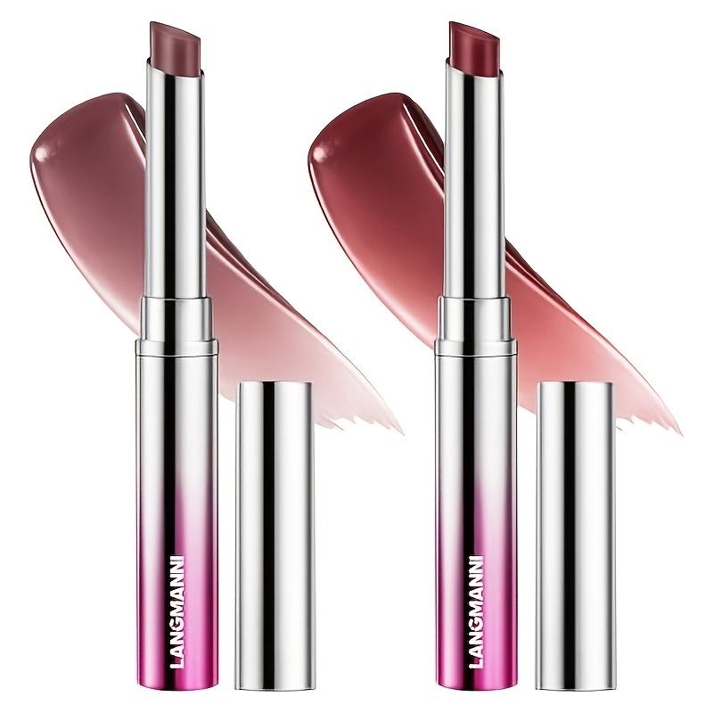 Moisturizing Lipstick Lip Gloss 6 Colors Nourishing Natural Shine Lip Makeup, Daily Party And Wedding