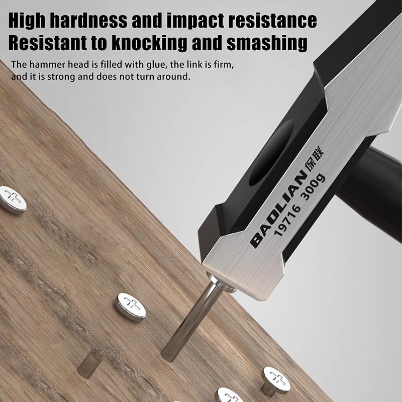 Hardware Tools, Building Decoration, Flat Head Hammer 200/300G, Plastic Coated Duckbill Hammer, Hammer Head 500G, Fitter Hammer