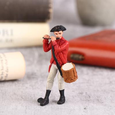 Schiffsmodellzubehör Simulierte Soldatenmodelle Spielzeug Szenendekorationen Mittelalterliche Musketerieinfanterie Musikinstrumentensoldaten