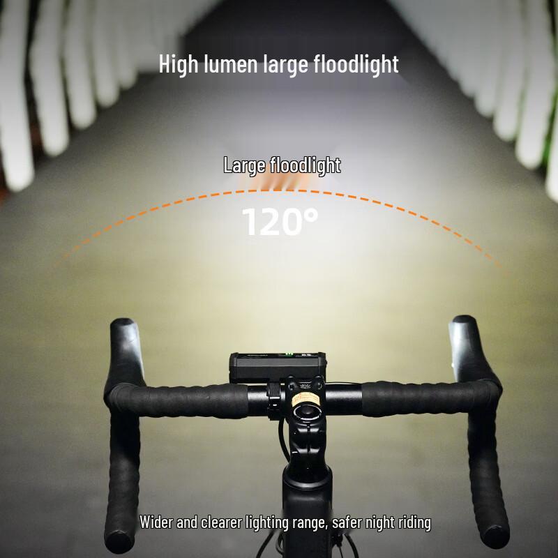 Lishi Aluminum Alloy Smart Digital Display Bike Light