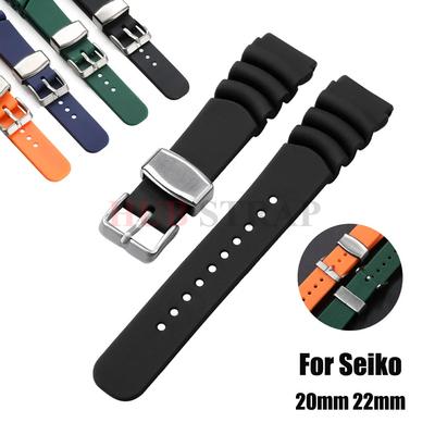 Silikonband 20mm 22mm Gummi Wasserdichtes Uhrenarmband für Seiko für SKX007 SKX009 Sport Universelles Armband Uhrenzubehör