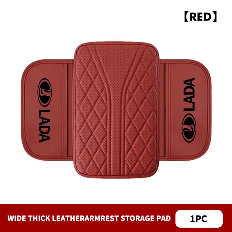 Car Armrest Side Storage Cover Leather Organization Box Mat For Lada Largus Priora Vesta Niva Samara Kalina 4x4 Urban Granta SS10