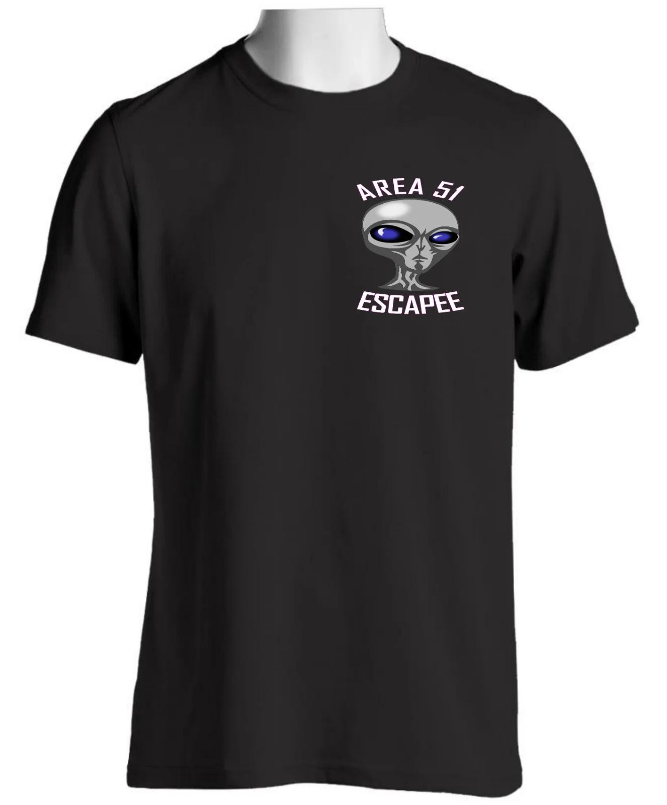 

Area 51 Escapee Air Base Nevada Funny Alien Chest Badge T-Shirt 100% Cotton O-Neck Short Sleeve Casual Mens T-shirt Size S-3X... S разноцветный