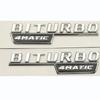 CUTRB1 1 Set Car Trunk 3D Badge Rear Sticker Logo For Mercedes Benz GLE43 AMG W167 W166 GLE43 Biturbo 4matic Logo Automotive Accessory