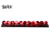 Mahjong Tile Rack with Detachable Magnetic Pusher, Scalloped Acrylic Mah Jongg Holder & Pusher Set, American Accessories Display