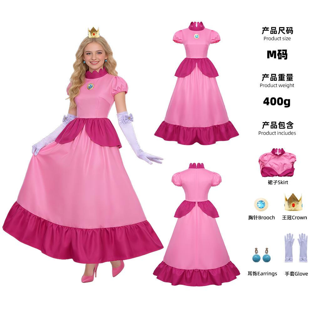 5. Super Mario Movie Princess Peach Daisy Rosata cosplay costumes