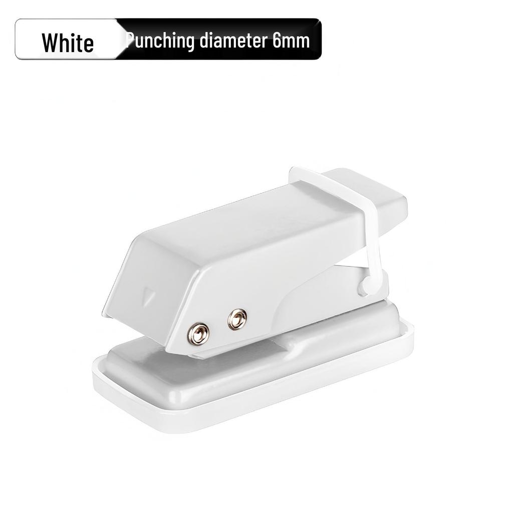 Compact Round Hole Punch for Students and DIY Crafts