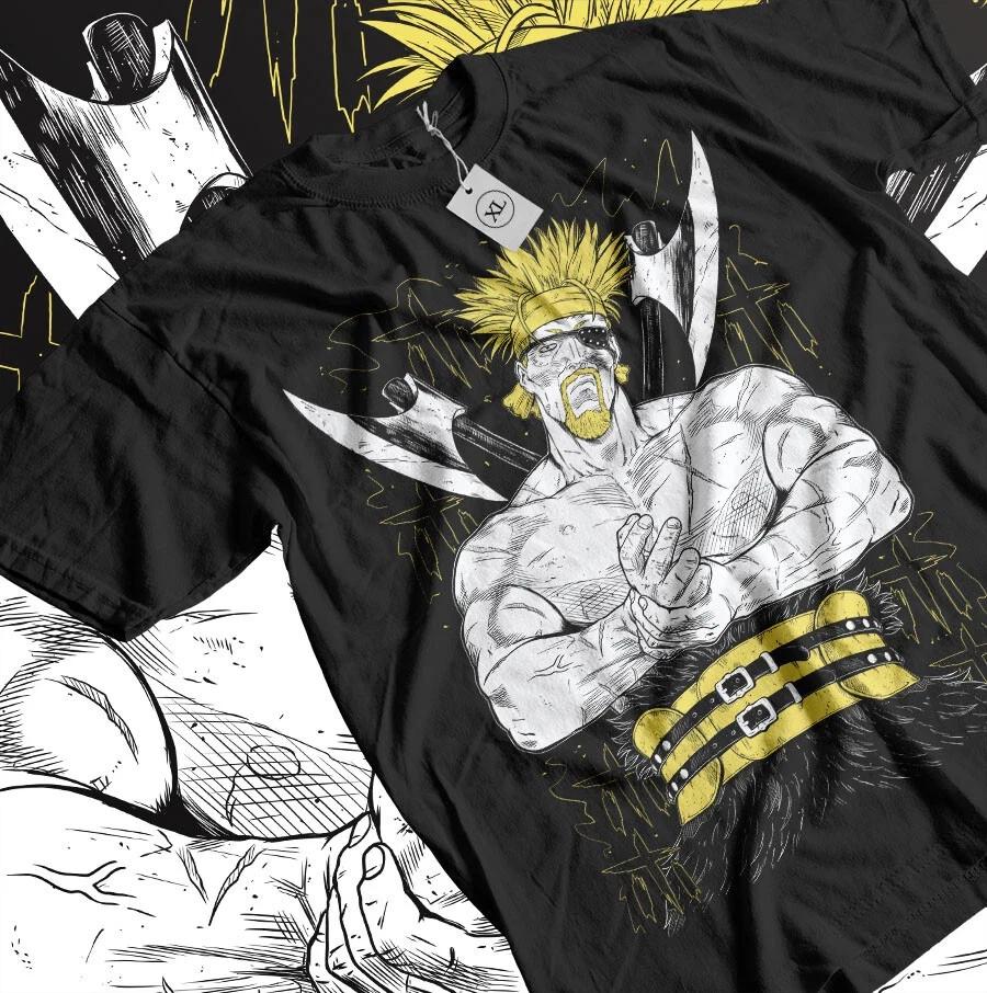 Anime Thorkell Vinland Saga Askeladd Graphic Black Tshirt Size S4XL S
